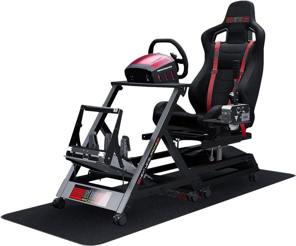 Next Level Racing GTtrack Rennsimulator-Cockpit Schwarz/Rot