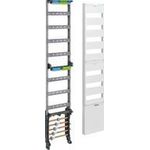 Verteilerbaugruppe 12TE 7xDIN 250x1350x205mm m.Ausschn m.N-PE-Klemmen m (ZH53XS)