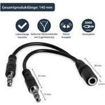 StarTech .com 3,5mm Audio Klinke Y Kabel (MUYHSFMM)