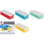 HYGOCLEAN Reinigungsschwamm Colour, Softvlies, grün/weiß aus Schaumstoff mit Softvlies, für empfindliche Oberflächen - 10 Stück (301670)
