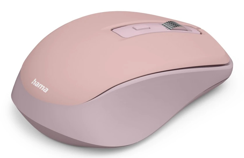 Hama WM-450 Multi-Device-Maus Kabellos Optisch 1600 DPI 7 Tasten Pink