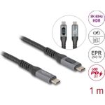 Delock USB-Kabel 24 pin USB-C (M) zu 24 pin USB-C (M) (86067)