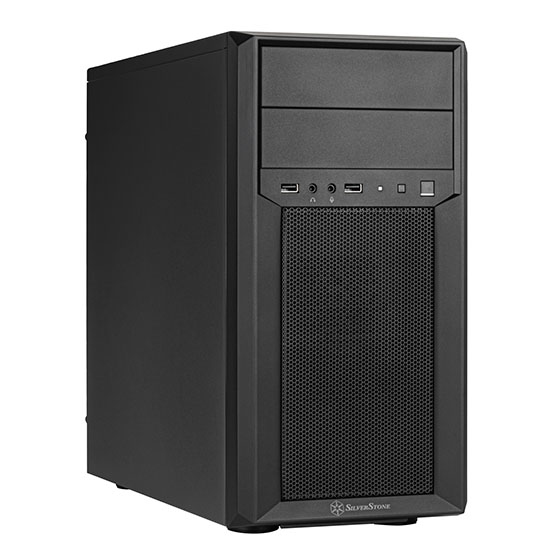 SilverStone FARA 313 Micro-ATX Tower-Gehäuse Schwarz