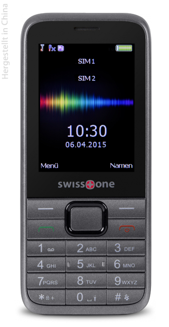 Swisstone SC 560 2.4" Dual-SIM Bluetooth Schwarz