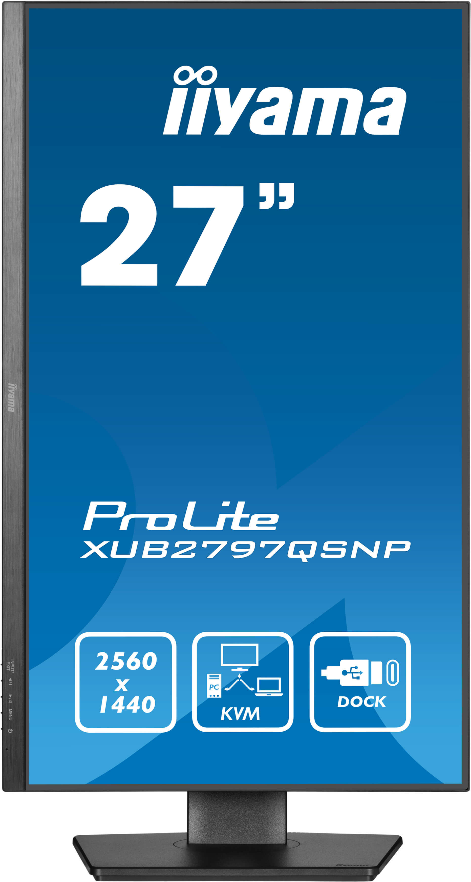 Iiyama ProLite XUB2797QSNP-B1 68.5 cm (27") - LED-Monitor - DP/HDMI/USB-C (XUB2797QSNP-B1)