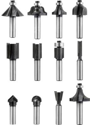 kwb Oberfräsensatz, 12-teilig 757290 (757290)