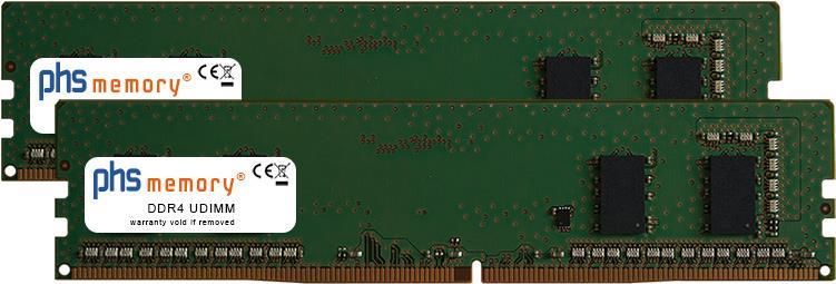 PHS-MEMORY 16GB (2x8GB) Kit RAM Speicher kompatibel mit ASRock IMB-1711 DDR4 UDIMM 2666MHz PC4-2666V