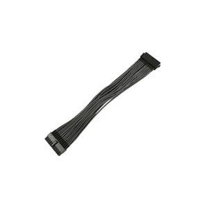 Nanoxia - Spannungsversorgungs-Verlängerungskabel - ATX, 24-polig (W) zu ATX, 24-polig (M) - 30 cm - Kohle