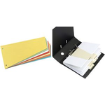 herlitz Trennstreifen, trapezförmig, Manila-Karton, gelb für DIN A4, gelocht, 120 x 230 mmn, zur übersichtlicheren (10838381)