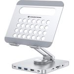 Conceptronic DONN26G Tablet-Ständer mit 8-in-1-Dockingstation (DONN26G)