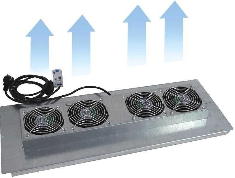 IT-BUDGET Bodenlüfter für SCHÄFER Schränke mit Breite 800 mm (99SISBL8004)