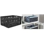 keeeper Klappbox "ida", 32 Liter, schwarz leicht klappbar, Griffmulden an den kurzen Seiten, - 1 Stück (1022480000000)