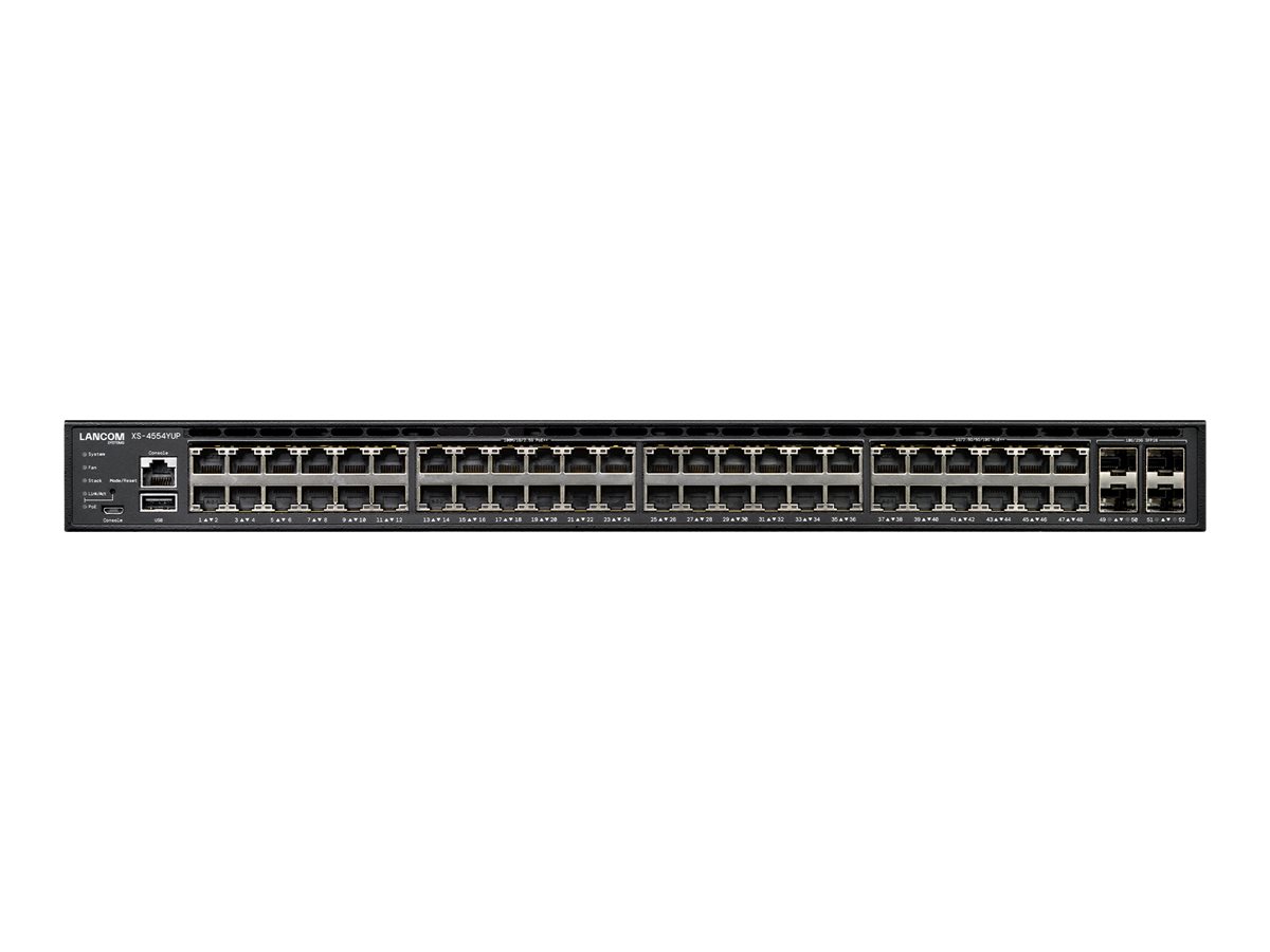 LANCOM XS-4554YUP Stackable Managed L3 Switch 54 Ports 1020 Gbps Schwarz