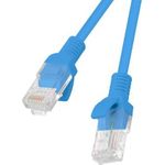 PATCHCORD KAT.5E 0,5M NIEBIESKI FLUKE PASSED LANBERG 10ER-PACK (PCU5-20CC-0050-B)