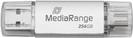 MEDIARANGE PENDRIVE COMBO 256GB USB 3.2 MEDIARANGE HIGH P. - 256 GB (MR939-1)