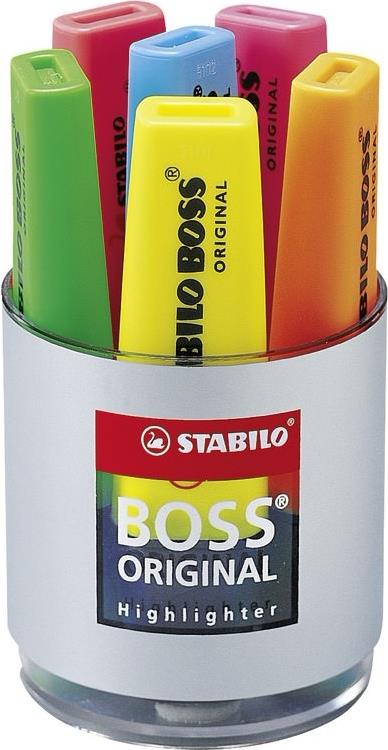 STABILO BOSS ORIGINAL Textmarker 5 mm Fluoreszierend Grün