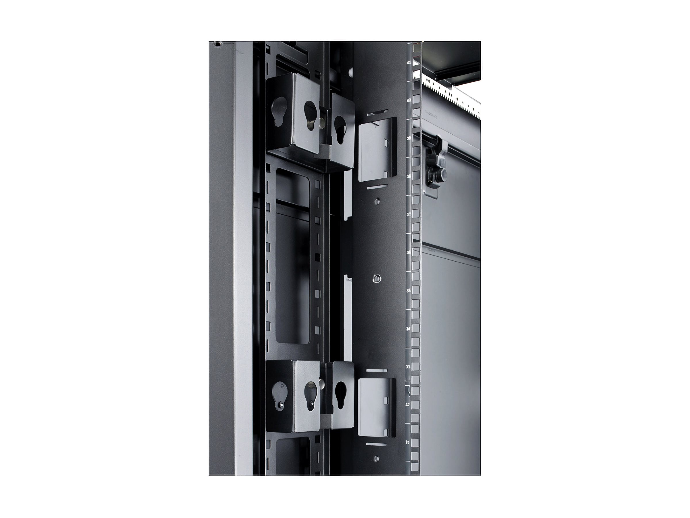 APC AR7710 PDU-Montagehalterungen mit Kabelführung für NetShelter SX/SV/VX Schwarz