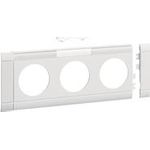 HAGER GB080319016 Blende 3-fach Steckdose beschrift.anreih (GB080319016)