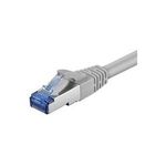 Wentronic Goobay CAT 6a Patchkabel, S/FTP (PiMF), Grau, 7.5 m - LSZH halogenfrei, Kupfer (93848)