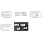 Ritzenhoff & Breker Dipschale GUSTO 80 mm, weiß aus Porzellan, spülmaschinenfest, - 12 Stück (32482)