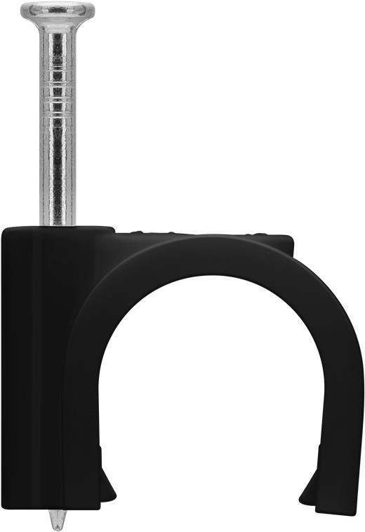 WENTRONIC Goobay Kabelschelle 14 mm, schwarz (64685)