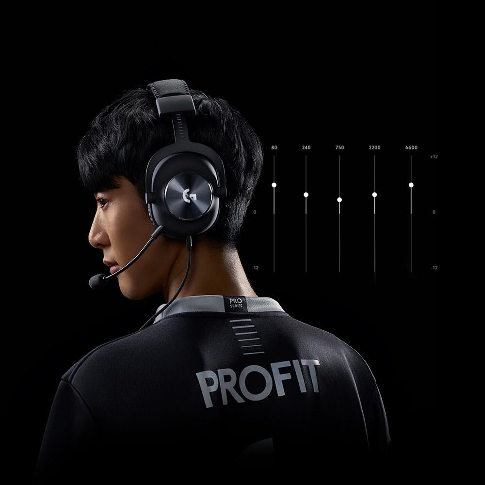 Logitech G PRO X Gaming-Headset 7.1 Surround Kabelgebunden Schwarz
