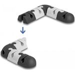 Delock Kabelhalter self-adhesive, modular set, 9 pieces (18448)