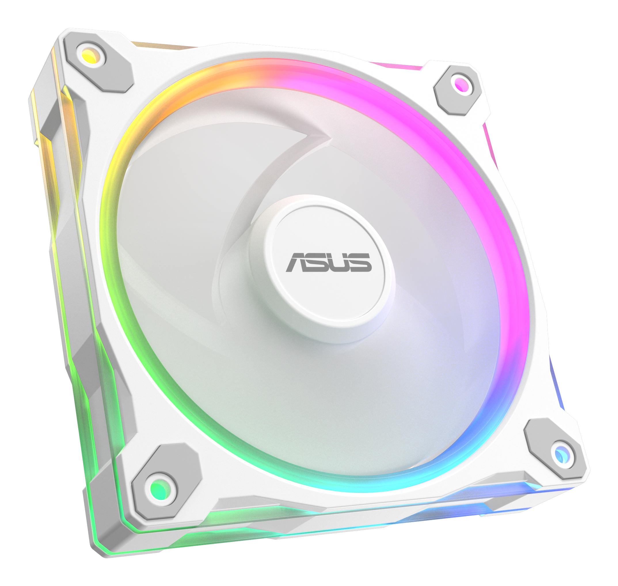 ASUS Prime MR120 ARGB 120 mm Gehäuselüfter 3er-Pack Weiß