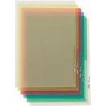 LEITZ Sichthülle Premium, A4, PVC, grün, 0,15 mm oben und seitlich offen, dokumentenecht, Hartfolie (4100-00-55)