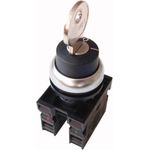 Eaton M22-WRS/K11 Elektroschalter Schlüsselschalter Schwarz - Chrom (216517)