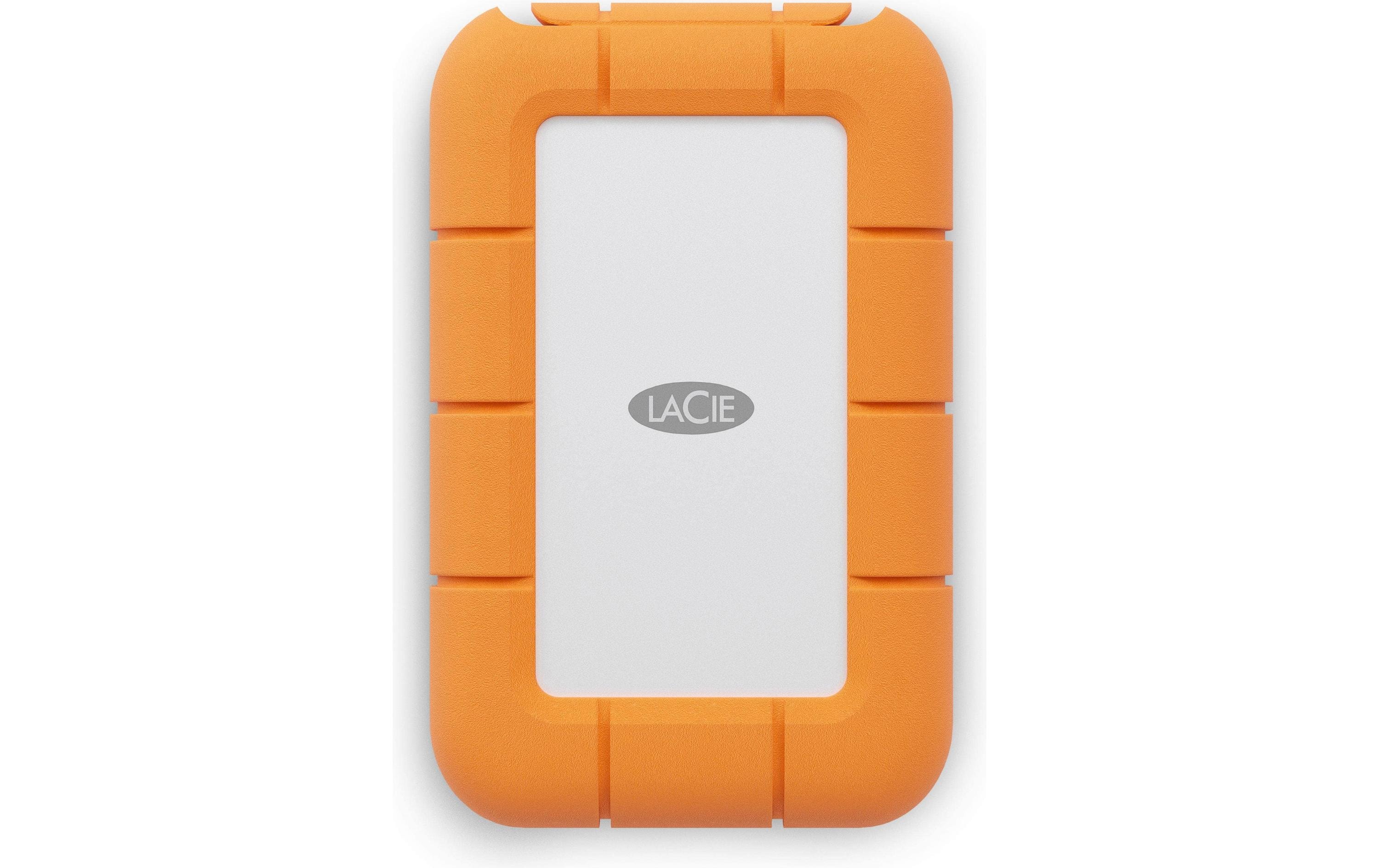 LaCie Rugged Mini 4 TB SSD USB 3.2 Gen 2x2 Grau, Orange