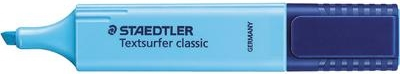 STAEDTLER Textmarker "Textsurfer Classic", blau Strichstärke: 1,0 - 5,0 mm, Keilspitze, lichtbeständig (364-3)