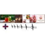 Samsung Menuboard 3x BE43D-H Smart Signage TV 109,22 cm 43 Zoll inkl. Neomounts NMPRO-WMB3 Wandhalterung (LH43BEDHLGUXEN+NMPRO-WMB3)