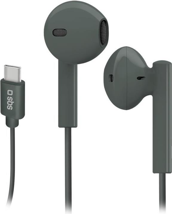 SBS TEEARTYCMIX65G Kopfhörer & Headset Kabellos im Ohr Anrufe/Musik USB Typ-C Grau (TEEARTYCMIX65G)