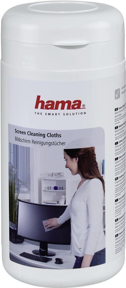 Hama 00113806 Reinigungstücher Fleece Weiß 100 Stück(e) (00113806)