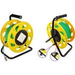 LogiLink Netzwerk Kabeltrommel,Cat.7 Rohkabel, S/FTP, PUR, 60 m gelb/grün, mit Premium PUR Kabel,Cat.7 Rohkabel 600 MHz Rohkabel - 1 Stück (CQ5060S)