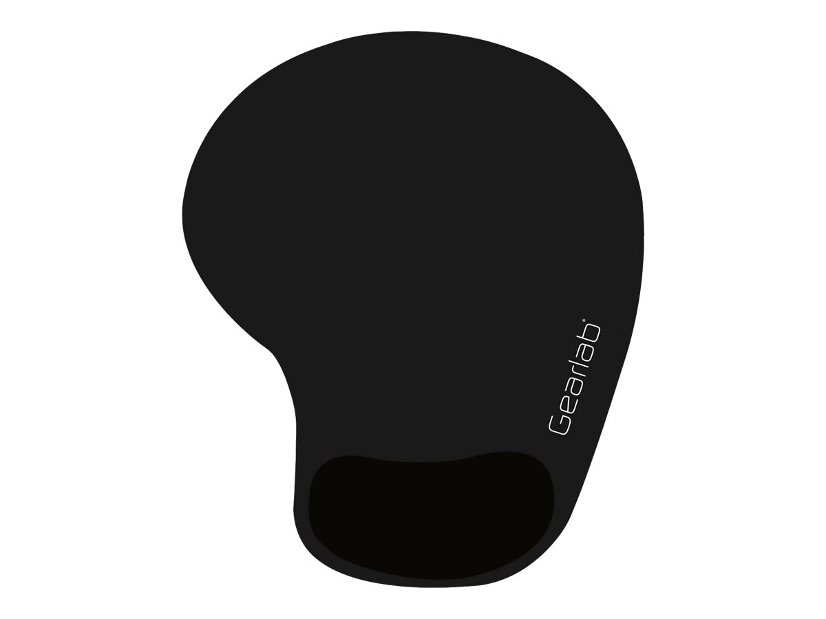 Gearlab eSTUFF Ergonomisches Mauspad mit Gel-Handgelenkauflage 19 x 23 cm Schwarz