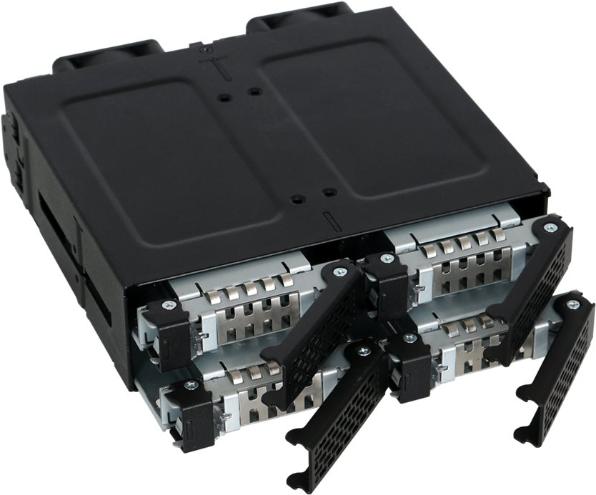 ICY DOCK ToughArmor MB699VP-B Backplane für 4x 2,5" NVMe U.2 SSD Schwarz