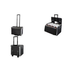 Alassio Aktenkoffer "PARMA", Lederimitat, schwarz arretierbares Trolleysystem, verstärkter Alurahmen, - 1 Stück (45048)