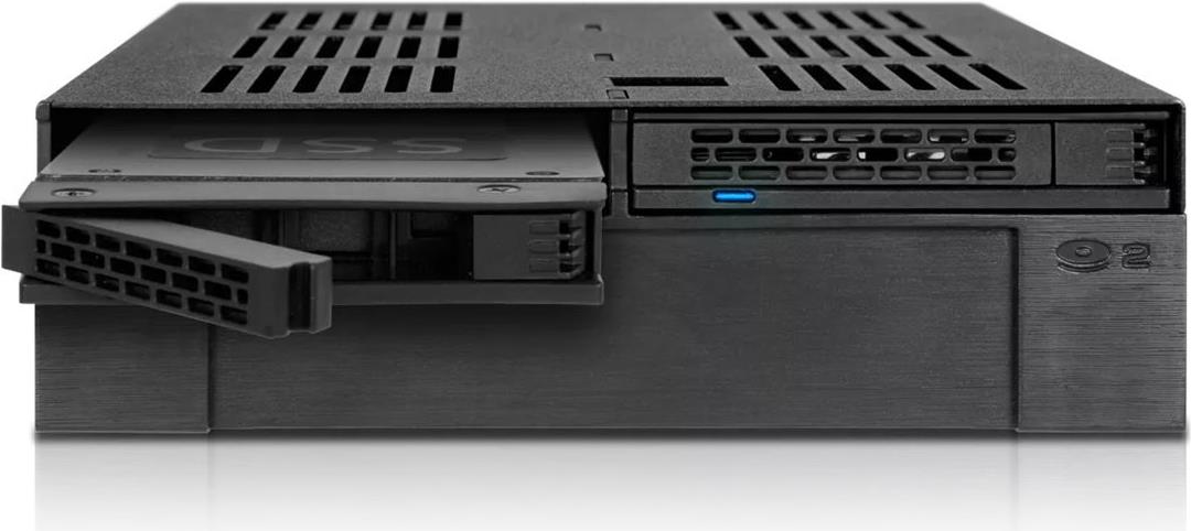 ICY DOCK ExpressCage MB322SP-B Mobiles Speicher-Rack 5,25" 3 Einschübe SATA/SAS Schwarz