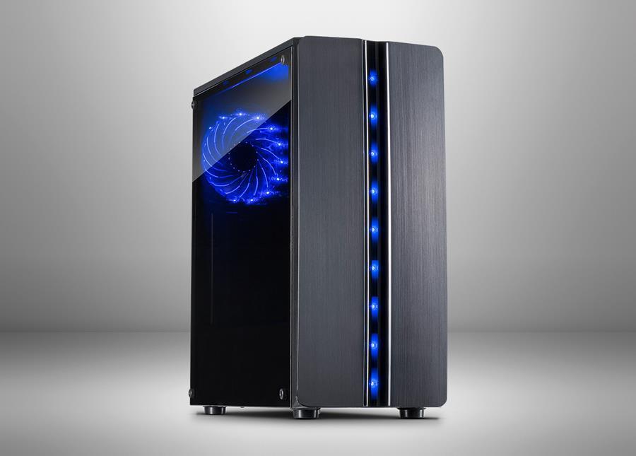 Inter-Tech H-606 Micro Tower micro-ATX Schwarz