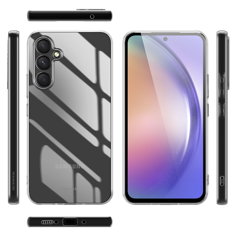 Nevox StyleShell Flex Handyhülle für Samsung A37 5G Transparent