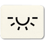 JUNG Symbol f.KO-Abd. 33L ST550 weiss Licht 33L (33L)