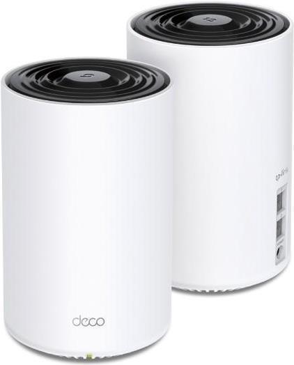 TP-LINK Deco X68 (2-pack) Tri-Band (2,4 GHz / 5 GHz / 5 GHz) Wi-Fi 6 (802.11ax) Schwarz - Weiß Intern (DECO X68(2-PACK))