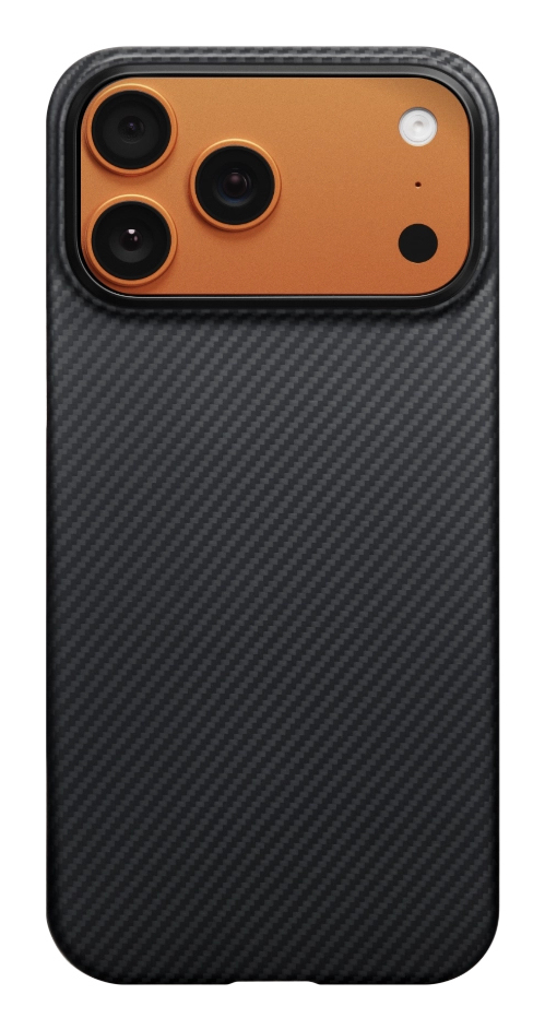 Pitaka Ultra-Slim Case KI1701BP für iPhone 17 Pro Schwarz/Grau
