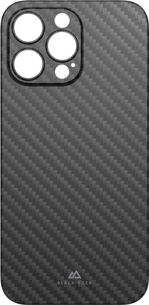 Black Rock Cover Ultra Thin Iced für Apple iPhone 15 Pro, Schwarz/Carbon (00221548)