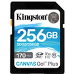KINGSTON 256GB SDXC Canvas Go Plus 170R C10 UHS-I U3 V30 (SDG3/256GB)