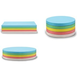 magnetoplan Moderationskarten Rechteck, selbstklebend farbig sortiert in:: rosa, grün, gelb, weiß und blau - 1 Stück (111151590)