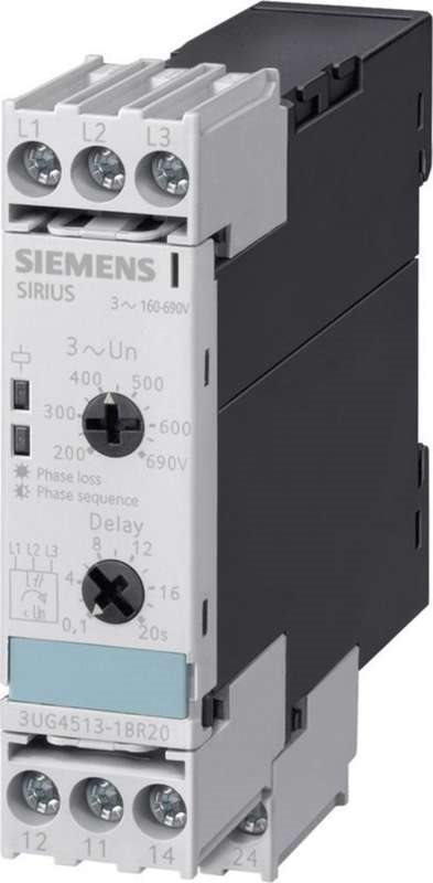 Siemens SIRIUS 3UG4 Überwachungsrelais 3UG4511-1BP20 Überwachungsrelais für Netz- und dreiphasige Spannungen (3UG4511-1B