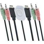 InLine 63614I Tastatur/Video/Maus (KVM)-Switch Schwarz (63614I)